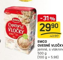 Ovesné vločky Emco