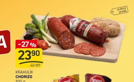 Salám Chorizo Krahulík