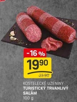 Salám turistický Kostelecké uzeniny