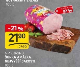 Šunka Amálka nejvyšší jakosti Krásno