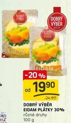 Sýr Eidam 30% Dobrý Výběr