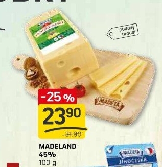 Sýr Madeland 45% Madeta