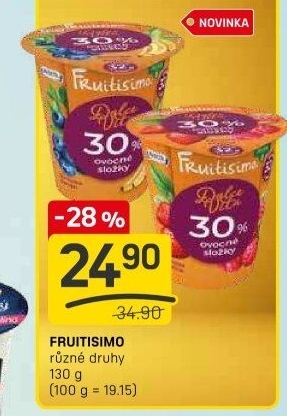 Tvarohový dezert ovocný Dolce Vita Fruitisimo Madeta