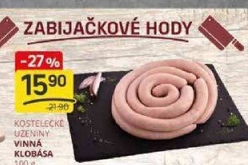 Vinná klobása Kostelecké uzeniny