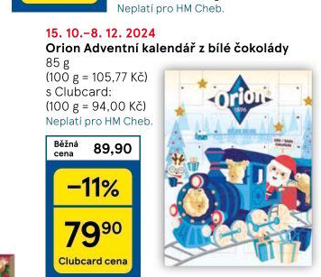 Adventní kalendář Orion