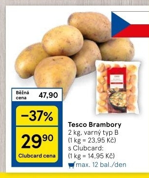 Brambory Tesco