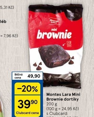 Brownie mini Montes Lara