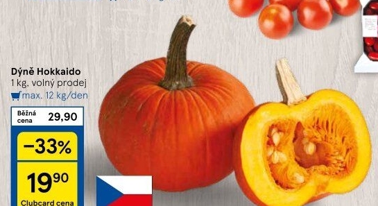 Dýně Hokkaidó