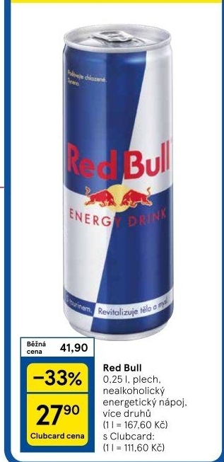 Energetický nápoj Red Bull
