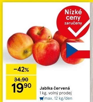 Jablka červená