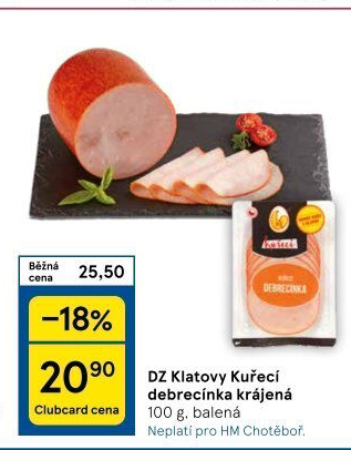 Kuřecí debrecínka DZ Klatovy