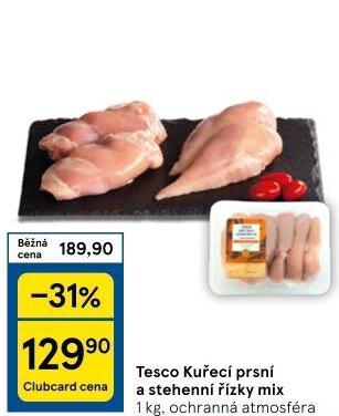 Kuřecí řízky mix Tesco