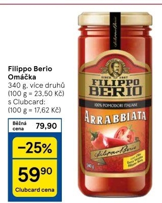 Omáčky Filippo Berio