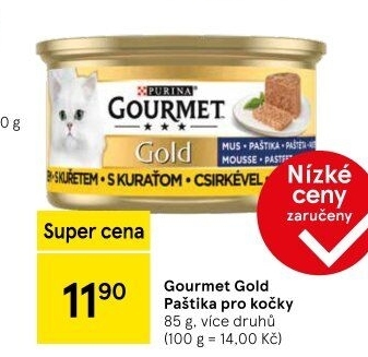 Paštika pro kočky Gold Gourmet Purina