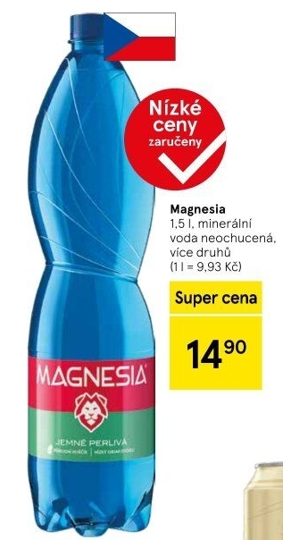 Přírodní voda Magnesia