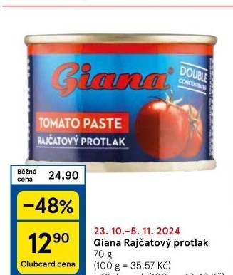 Rajčatový protlak Giana