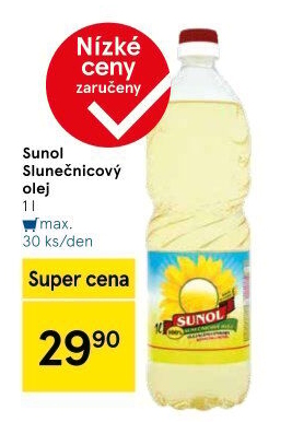 Slunečnicový olej Sunol