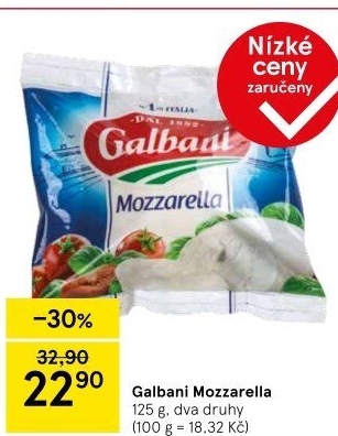 Sýr Mozzarella Galbani