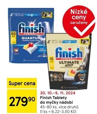 Tablety do myčky Finish