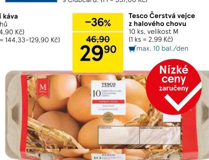 Vejce M Tesco