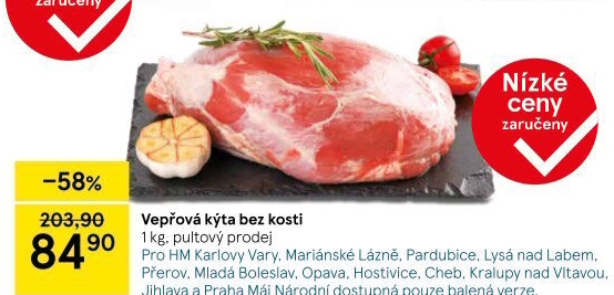 Vepřová kýta bez kosti