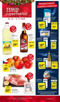 akční leták Tesco 30.10.2024-5.11.2024
