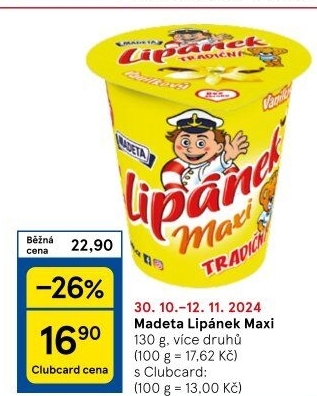 Dezert Lipánek Madeta