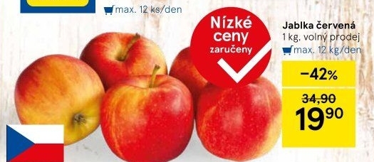 Jablka červená