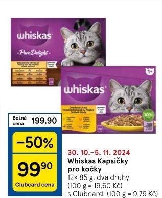 Kapsičky pro kočky Whiskas