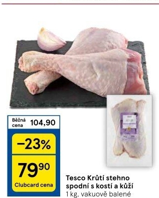 Krůtí stehna Tesco