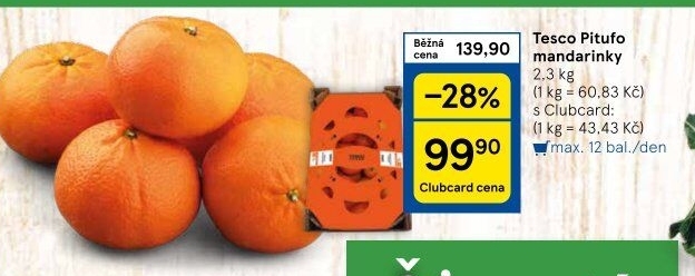 Mandarinky Tesco