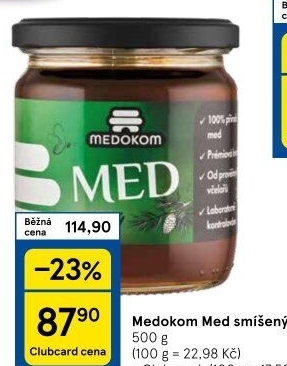 Med smíšený Medokom