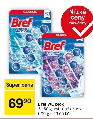WC blok tuhý Power Aktiv Bref