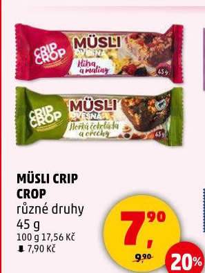 Müsli tyčinka Crip Crop