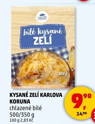 Zelí bílé kysané Karlova Koruna
