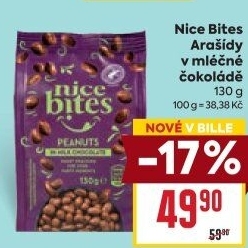 Arašídy v čokoládě Nice Bites