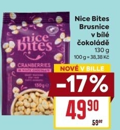 Brusinky v čokoládě Nice Bites