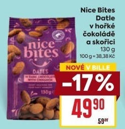 Datle v čokoládě a skořici Nice Bites