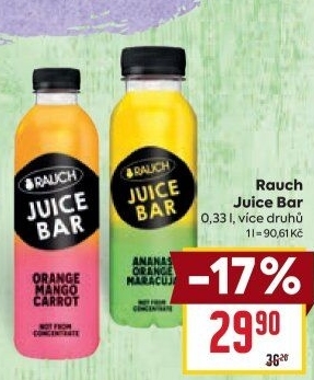Džus Rauch Juice Bar