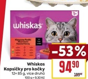 Kapsičky pro kočky Whiskas