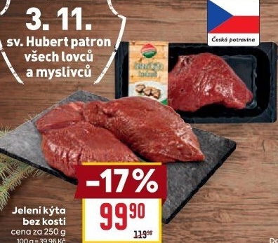Kýta jelení bez kosti Příbramská uzenina
