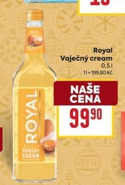 Likér vaječný cream Royal