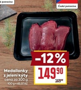 Medailonky z jelení kýty