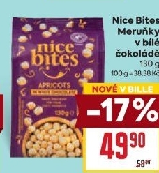 Meruňky v čokoládě Nice Bites