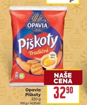 Piškoty Opavia