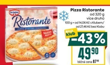 Pizza mražená Ristorante Dr. Oetker
