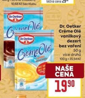 Pudink Créme Olé Dr. Oetker