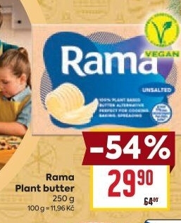 Rama rostlinná Plant Based Butter Alternative