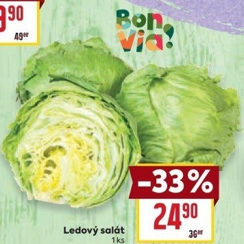 Salát ledový Billa Bonvia