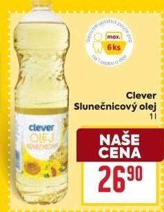 Slunečnicový olej Clever
